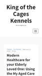 Mobile Screenshot of kingofthecageskennels.com